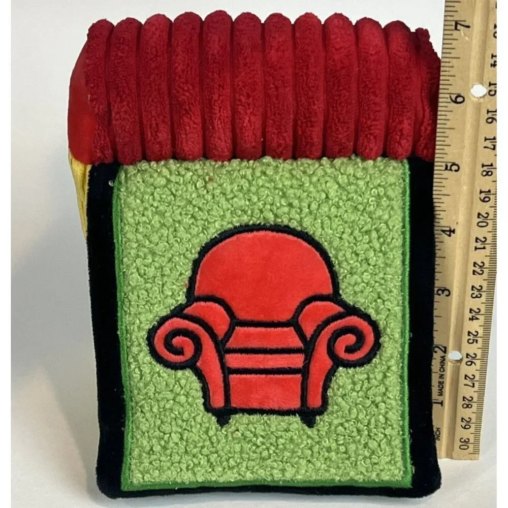 NWOT Barkbox Blue's Clues Handy Dandy Notebook Dog Toy Crinkle Squeaker Large